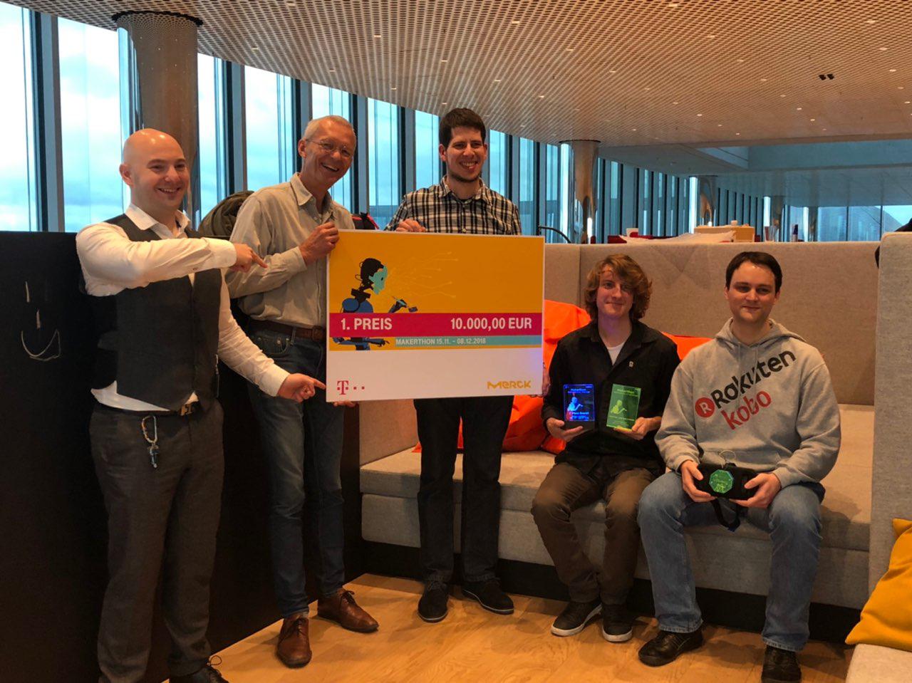 Labspace belegt den ersten Platz beim Makerthon von Merck und Telekom